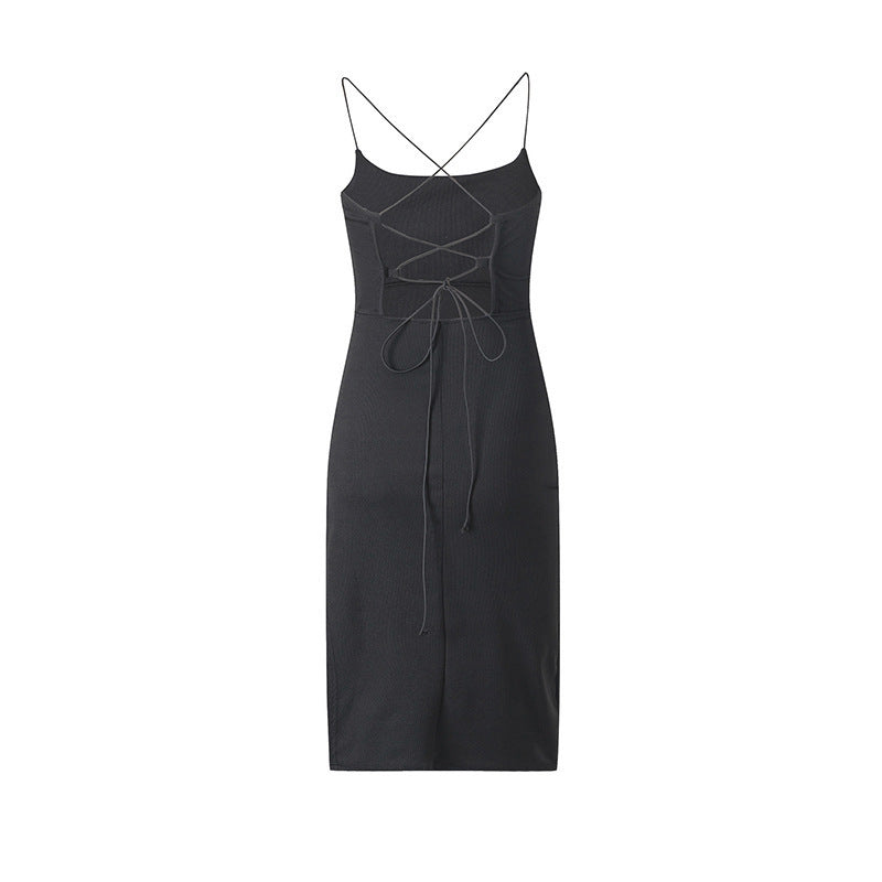 Robe Ajourée "Black Essence" –  Sculptante & Minimaliste